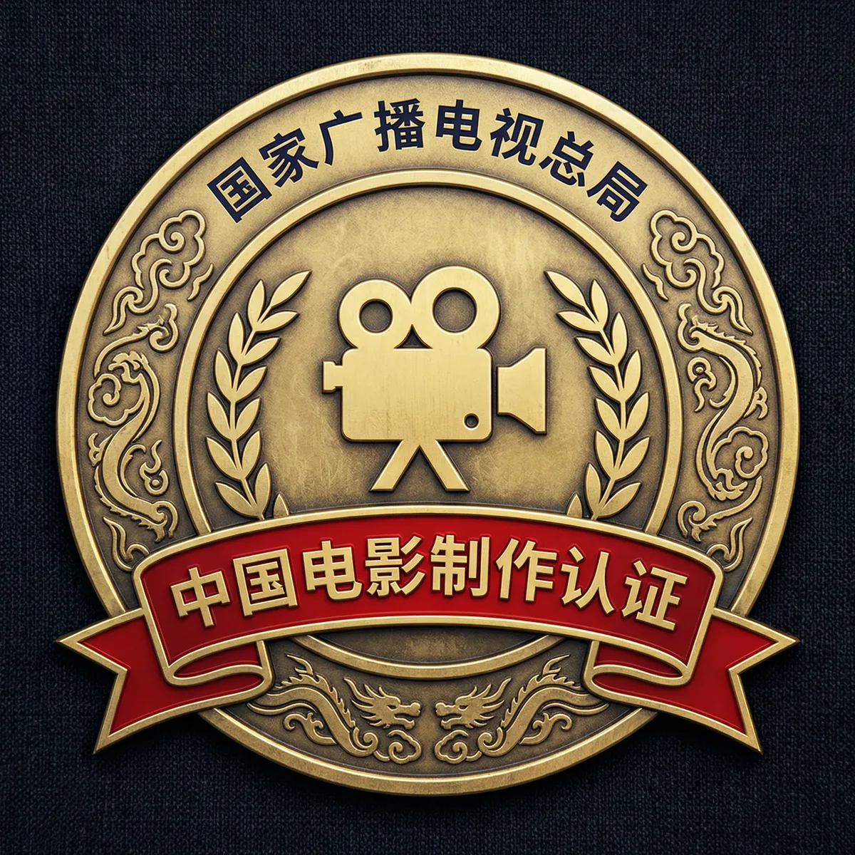 91影视制作许可证徽章-国家广播电视总局颁发